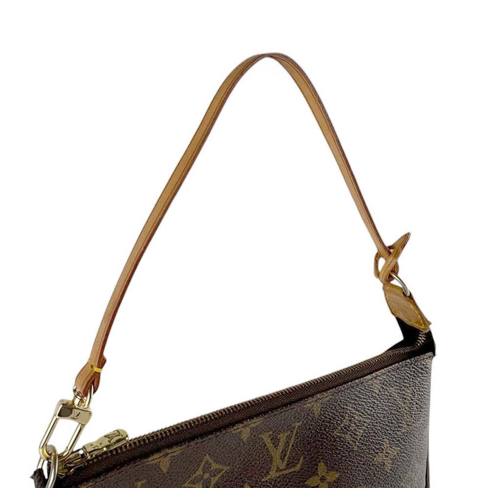 LOUIS VUITTON Brown Monogram Canvas Pochette Mini Bag - Picture 10 of 12